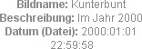 Bildname: Kunterbunt
Beschreibung: Im Jahr 2000
Datum (Datei): 2000:01:01 22:59:58
