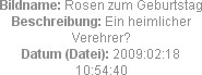 Bildname: Rosen zum Geburtstag
Beschreibung: Ein heimlicher Verehrer?
Datum (Datei): 2009:02:18 1...